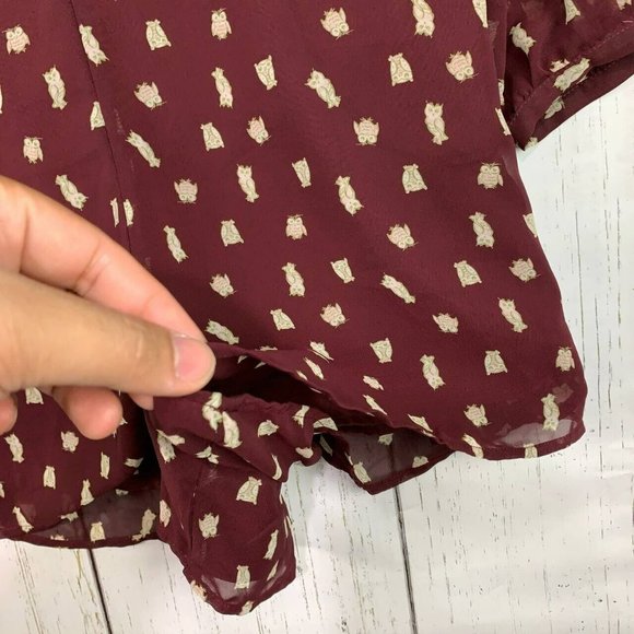 LC Lauren Conrad Runway Size 12 Red‎ Romper Women - Picture 5 of 9